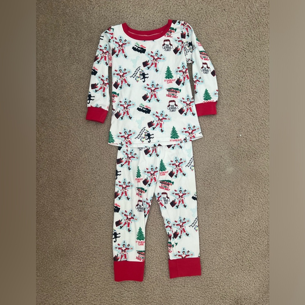 Boutique shop Christmas Vacation toddler pajamas